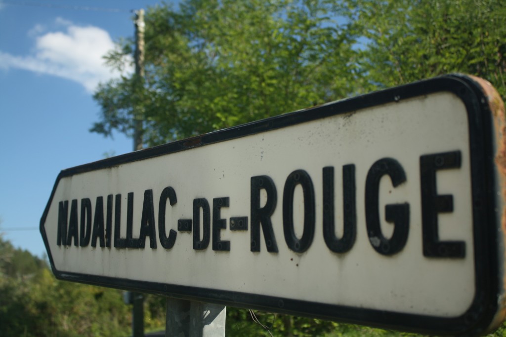 Panneau Nadaillac de Rouge